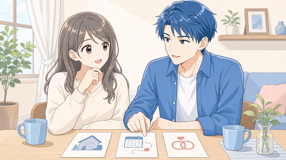 家族・結婚・将来の英語の学習テーマを表すイメージ
